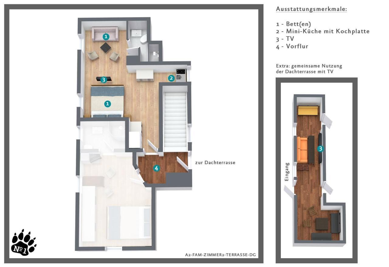 Numero1-Pension Und Cafe Rubeland Exteriér fotografie